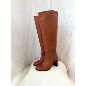 Free People TALL OTK GEORGIE Over the Knee Heeled Boots Caramel Brown 39 US 8